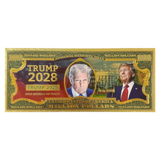 Trump 2028 Gold Buck Bill (5 Pack)