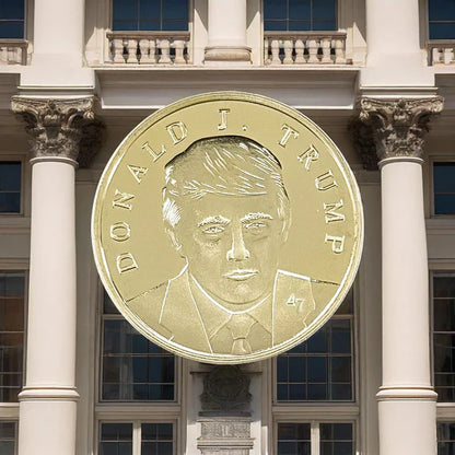 President Trump Victory Gold Coin 2025 - 47 President Edition
